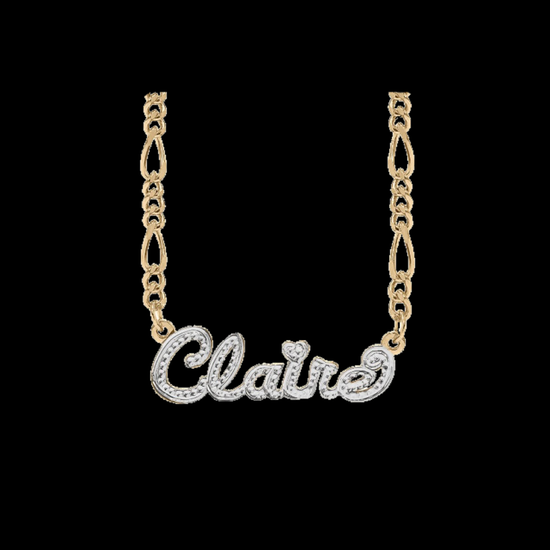 Simple Double Nameplate