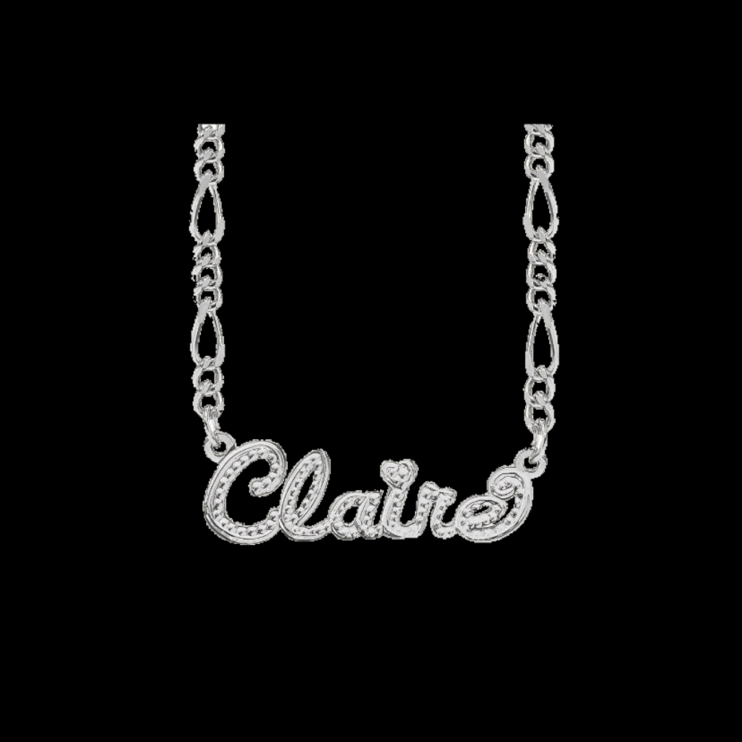 Simple Double Nameplate