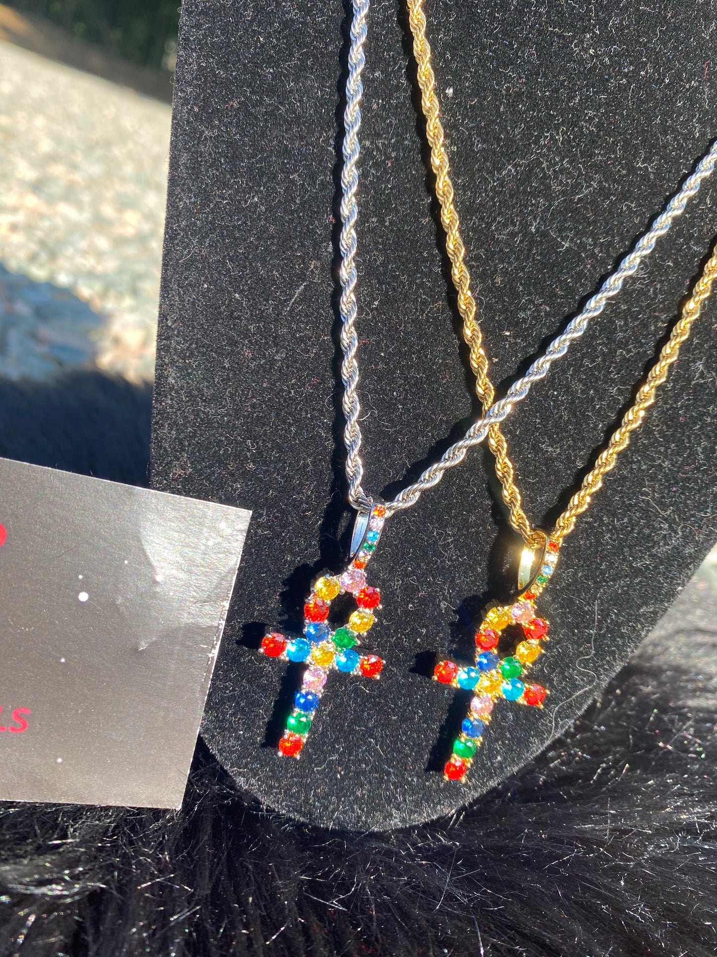Rainbow Ankh