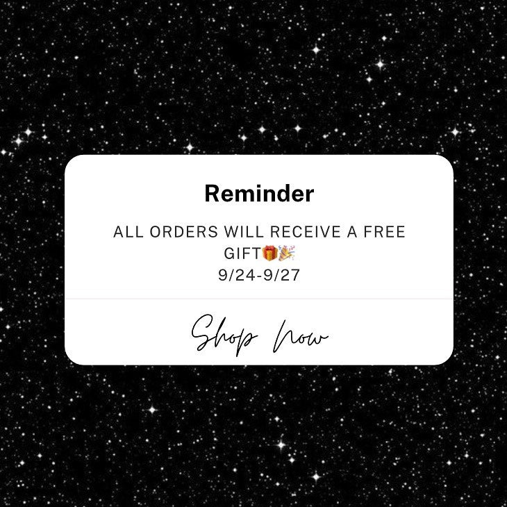 Shop now to receive a...