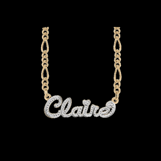 Simple Double Nameplate