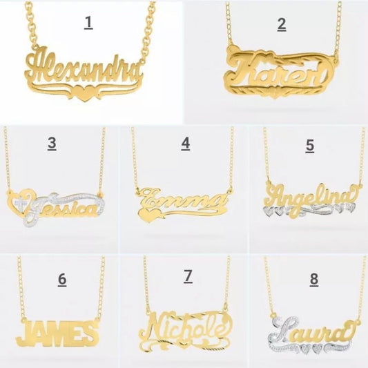 Script Name Necklace