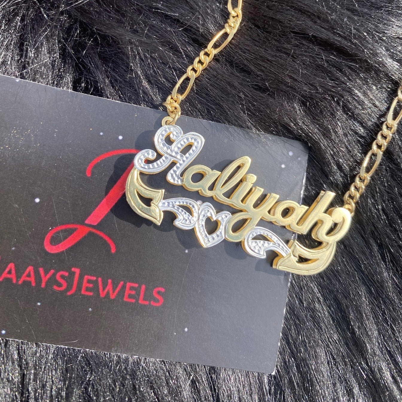 Aaliyah deals name necklace